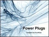 PowerPoint Template - smoky abstract swirls
