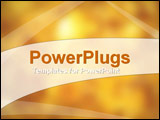PowerPoint Template - Rich orange with strong curve