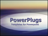 PowerPoint Template - Water ripples and reflections at sunset
