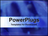 PowerPoint Template - Dark blue with elliptical patterns