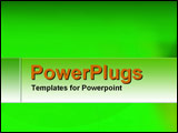 PowerPoint Template - Green horizon line