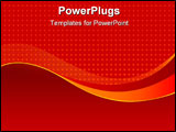 PowerPoint Template - Abstract red background with place for a text