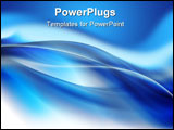 PowerPoint Template - beautiful abstract background with abstract smooth lines
