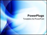 PowerPoint Template - elegant abstract background with abstract smooth lines