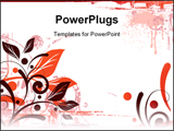 PowerPoint Template - Floral Background Design .