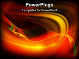 PowerPoint Template - Beautiful smooth abstract background. Digital generated this image