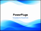PowerPoint Template - abstract blue style