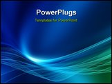 PowerPoint Template - Conceptual Landscape on the subject of light space movement and energy.