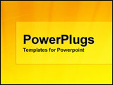 PowerPoint Template - Yellow and orange gradient