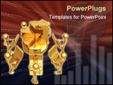 PowerPoint Template - A Concept And Presentation Figure in 3D