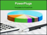 PowerPoint Template - Financial balance and stock market data reports