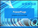 PowerPoint Template - at the rate symbol on a abstract background