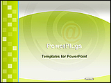 PowerPoint Template - at the rate symbol on a animated background