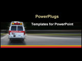 PowerPoint Template - Ambulance on the move