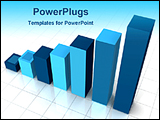 PowerPoint Template - animated image showing business graph