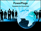PowerPoint Template - animated image showing world of business