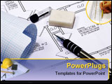 PowerPoint Template - various drafting related items.