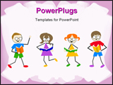 PowerPoint Template - kids reading