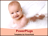 PowerPoint Template - angel baby smiling