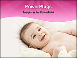 PowerPoint Template - a very cute happy baby