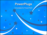 PowerPoint Template - Shooting Stars in Sky