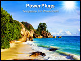 PowerPoint Template - Tropical beach Source D