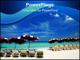 PowerPoint Template - Sea chair at beach in thailand holiday