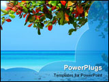 PowerPoint Template - Beautiful scene at the negrils beach jamaica