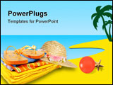 PowerPoint Template - summer beach clothes