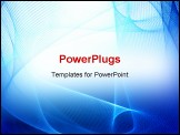 PowerPoint Template - Abstract blue business science or technology background
