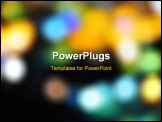 PowerPoint Template - Beautiful colors in the night great for background
