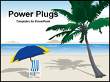 PowerPoint Template - beach holiday
