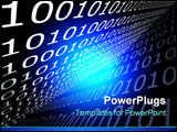 PowerPoint Template - binary digital board