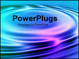 PowerPoint Template - Gentle Blue Water Ripple