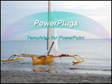 PowerPoint Template - Boat on a beach
