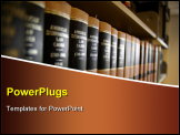 PowerPoint Template - Law books