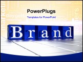 PowerPoint Template - Brand related words. Part of a series of business concepts