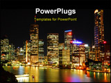 PowerPoint Template - Brisbane the capital of Queensland in Australia