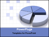 PowerPoint Template - pie chart statistics