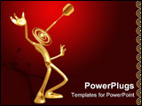 PowerPoint Template - concept & presentation figure 3d