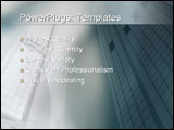PowerPoint Template - Sharp angled buildings in the CBD