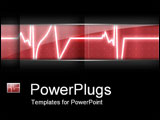 PowerPoint Template - Heart monitor.