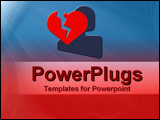 PowerPoint Template - Broken heart