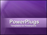 PowerPoint Template - Purple Rays