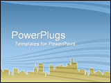 PowerPoint Template - Big City Silhouette