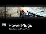 PowerPoint Template - Man with hand in pocket.