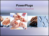PowerPoint Template - Collage of Business related themes and people