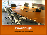 PowerPoint Template - image of a conference room