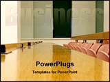 PowerPoint Template - image of a conference room