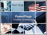 PowerPoint Template - Business Concept, with metaphors to the stockmarket